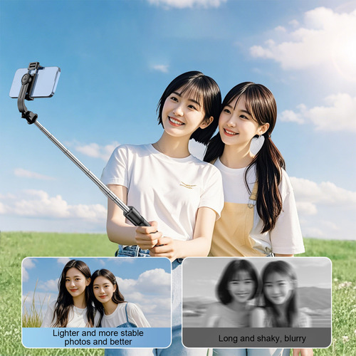 Teléfono Portátil Bluetooth R, Bastón Para Selfies, Acero In
