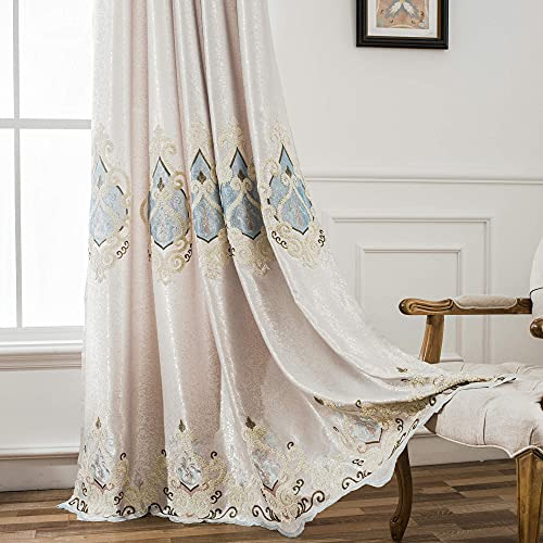 Cortinas Vogol Opacas, De Chenilla, Jacquard Para Ventana, C