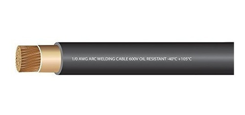Imagen 1 de 3 de Cee 1/0 Calibre Prima Extra Flexible Cable De Soldadura 600