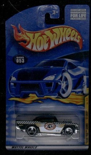 Hot Wheels 2001-053 Turbo Taxi De La Serie 57 Chevy 1/4