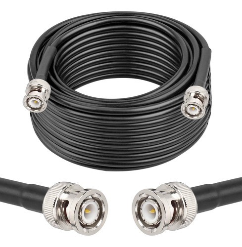 Mookeerf Cable Coaxial Bnc Macho A Bnc Macho De 40 Pies, Cab