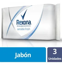 Comprar Pack X 18 Unid. Jabon Tocador  Sensfresh 3x125 Gr Rexona Ja