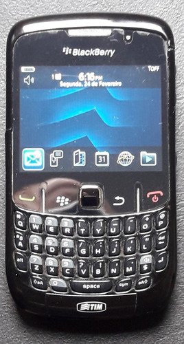 Blackberry Curve 8520 Preto Desbloqueado Com Caixa Cd Manual