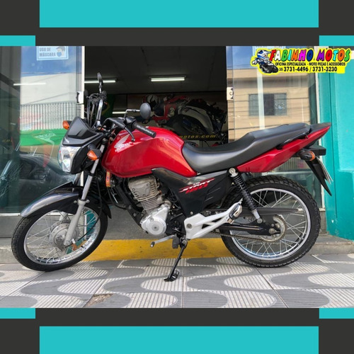 Honda Cg 160 Start 2017 Vermelha Novíssima!!!
