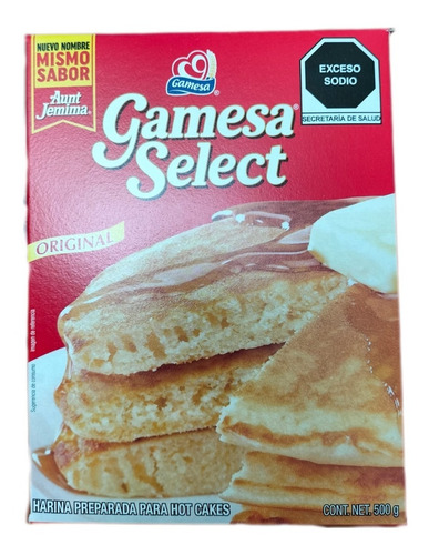 Caja Harina Hot Cakes Aunt Jemina Quaker De 500 Grs Con 10 P