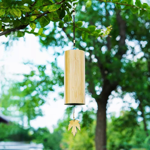 Campanas De Meditación De Bambú Chakra Chime Para Exterior.