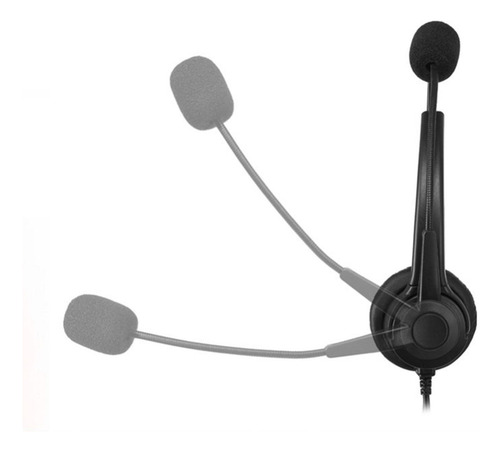 Auriculares De Teléfono Computadora Ajuste Doble De 3,5 Mm