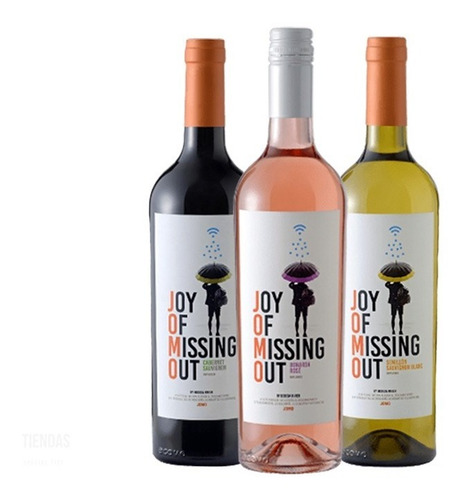 Vino Jomo Jean Rivier Pack Por 3 Tinto Blanco Rose