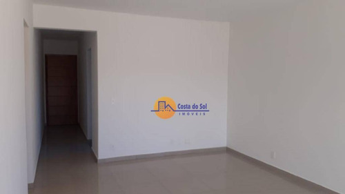 Lindo Apartamento Com 3 Dormitórios À Venda, 98 M² Por R$ 320.000 - Enseada Das Gaivotas - Rio Das Ostras/rj - Ap0199