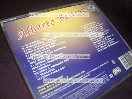 Alberto Beltran 14 Exitos Cd Discos Dco 2001 (Usado)