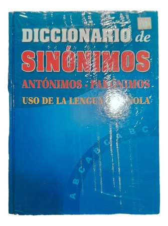 Diccionario De Sinonimos Y Antonimos