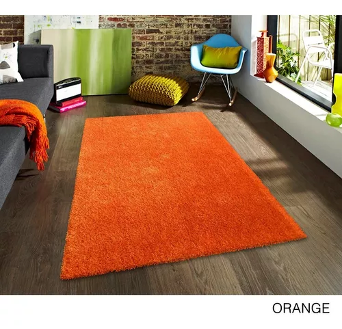 Alfombra Juvenil Naranja Tamaño multi de la alfombra durable del modelo  rayado anaranjado azul del salón de la alfombra Alfombras Pie De Cama El