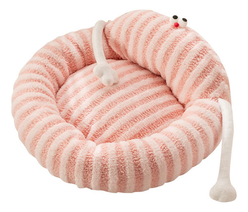 Camas Para Perros Pequeños, Cojín De Felpa, Cama Rosa