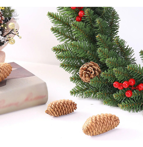 Corona De Navidad Artificial De 30/40 Cm, Estilo Piñas