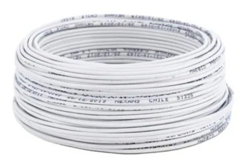 Alambre De Cobre Aislado (h07v-u) 1,5 Mm2 50 M Blanco Madeco