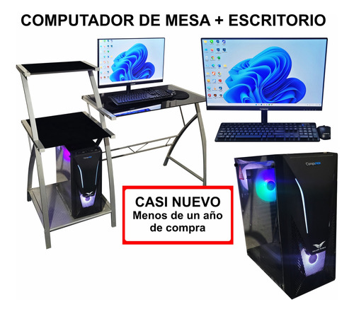 Computador De Mesa Mas Escritorio De Oficina