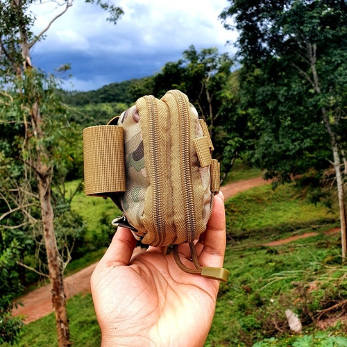 Bolso Edc Tático Modular Militar Pochete Porta Treco Objeto
