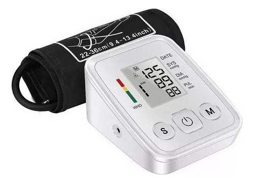 Medidor Electrónico De Presión Arterial Con Carga Usb Color Blanco