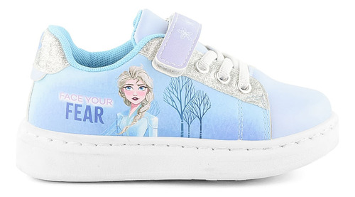 Champion Deportivo Disney Frozen Elsa Con Velcro Lila