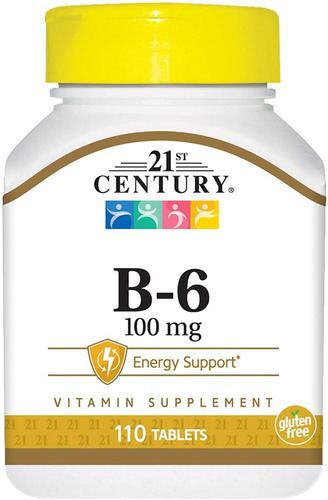 Vitamina B6 Piridoxina Hcl 100mg 110 Tabletas Eg B44 Sabor Nd