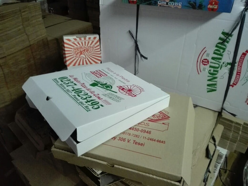 Caja Para Pizza Super Fuerte Microcorrugada Marron / M