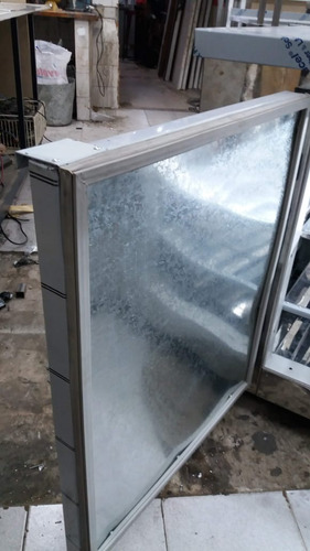 Acero Inox Heladera Vitrina Mostrador Exhibidora 2.00 Mts