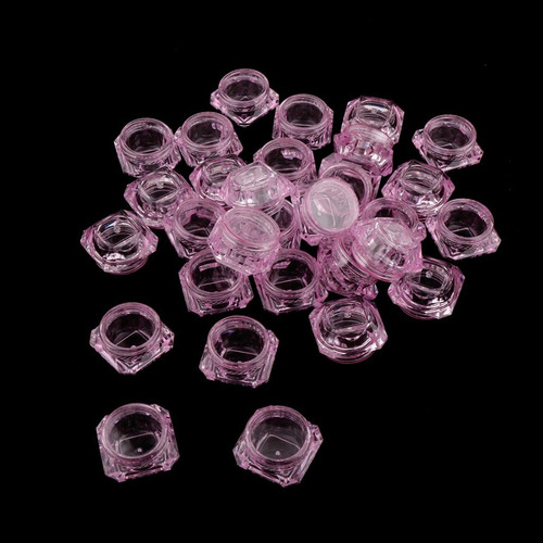 30 Unids Mini Envase Cosmético Botella De Plástico De