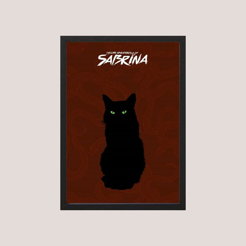 Cuadro Decorativo Chilling Adventures Of Sabrina 05-a3 30x40 Rojo Negro