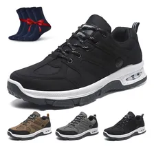 Tenis Negro Hombre Botas Casuales Gris Marrón Negro