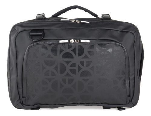 Duffle Bag Cloe Unisex De Viaje Doble Función Color Negro