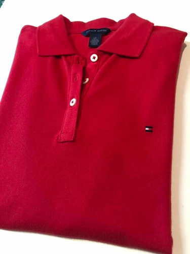Chomba Tommy Hilfiger Mujer Nueva Original Roja Talle S