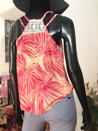 Musculosa De Gasa Tropical