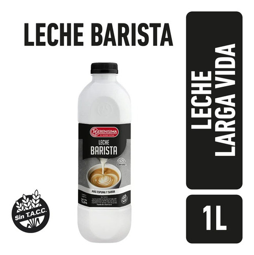 Leche La Serenisima Barista 1 L Botella Pack X 6u Larga Vida