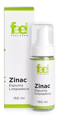 Feelderm Espuma De Limpieza Facial Zinac 150 Ml