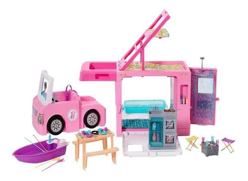 Barbie Camper 3 En 1 Dreamcamper 60 Piezas