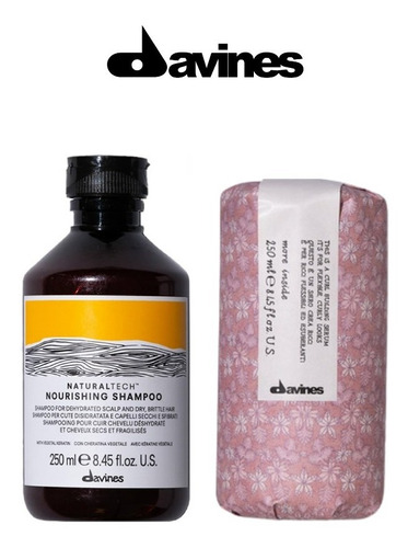 Nourishing Shampoo Y Curl Building Serum Davines