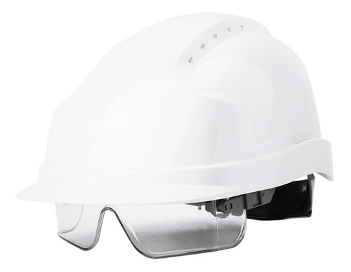 Casco De Trabajo, Visera, Casco, Protector Integrado, Gafas