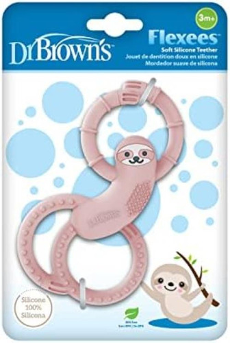 Dra Browns Flexees Pink Sloth, Mordedor Suave Sin Bpa