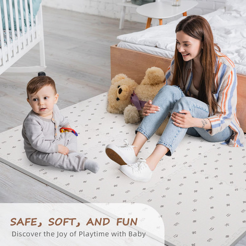 Tapete De Juego Para Bebés Extra Grande - 4ft X 6ft