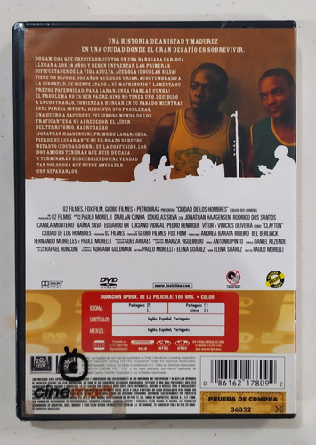 Ciudad De Los Hombres Paulo Morelli Pelicula Dvd