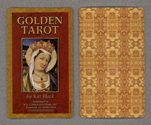Imagem 2 de 6 de Golden Tarot - Kat Black - Importado Oficial Usgames Brasil