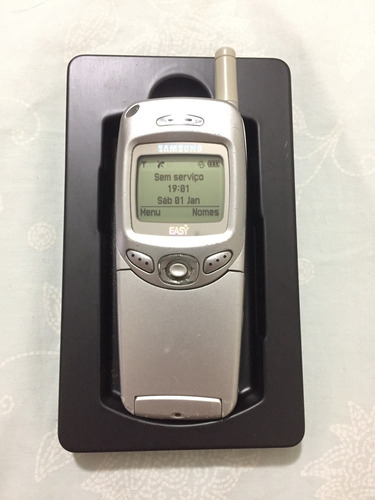 Celular Samsung Easy Original Tdma C/ Carregador Muito Raro