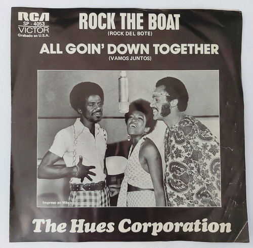 The Hues Corporation - Rock The Boat    Single 7    Lp