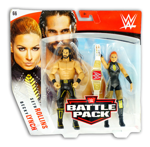 Wwe Battle Pack Seth Rollins & Becky Lynch 2020 Edition