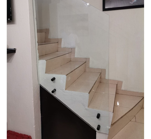 Herraje De Fijación Ace/inox 304 Vidrio-muro Negro Herralum