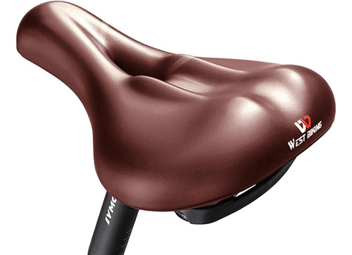 Asiento Bicicleta Mujer Mtb Respirable Muy Cómodo 255x150mm