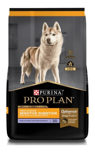 Alimento Pro Plan Optisensis Sensitive Digestion para perro adulto todos los tamaños sabor mix en bolsa de 10kg