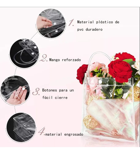 Bolsa Transparente, Sacola, Presente De Compras, 20* 20* 8 C