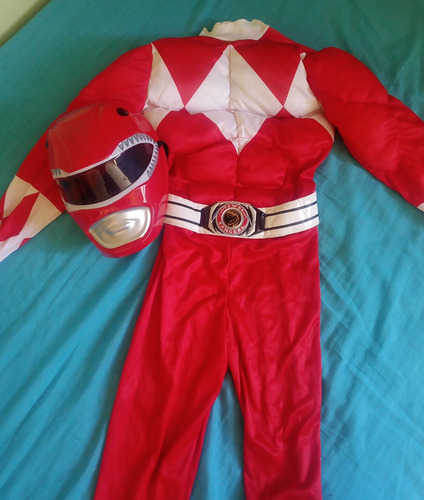 Disfraz De Power Ranger Rojo 