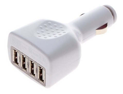 Imagen 2 de 7 de Cargador 12v 4 Usb 3,1a Auto Gps Celular Tablet Envíos Gtía.